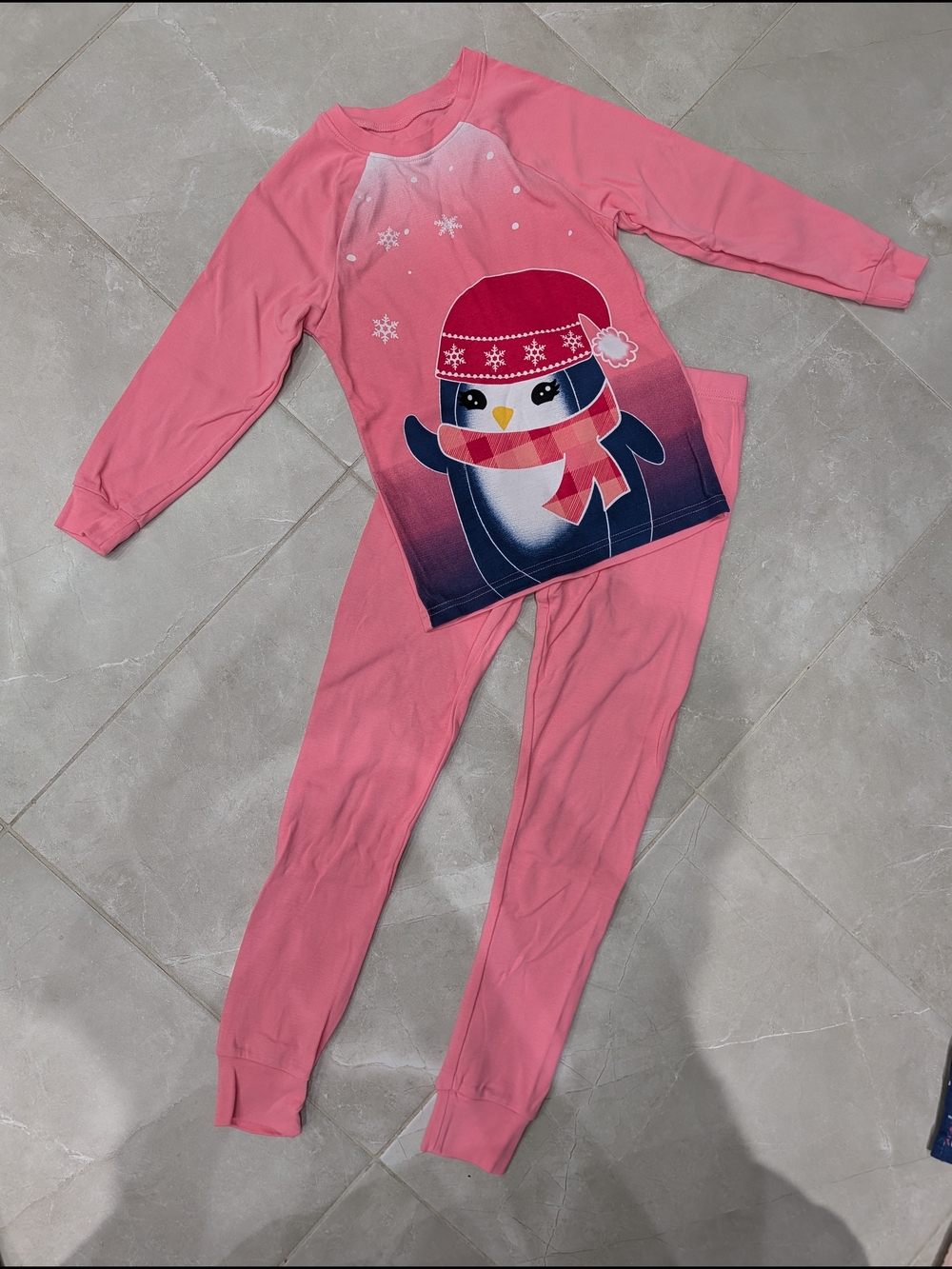 2/$20 Kirkland Signature Penguin Pajama Set – Girls Size 8